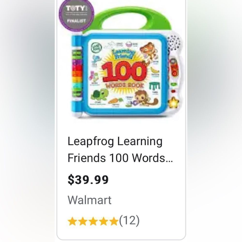 LEAPFROG Learning Friends 100 Words Book - Picture 4 of 5